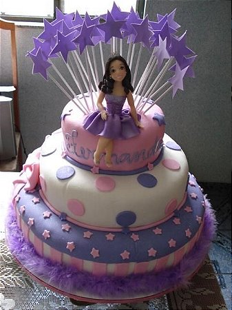 Bolo Princesa, Item Infantil Lu-Arts-Cakes Nunca Usado 66527758