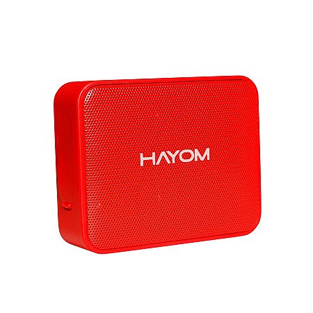 Caixa De Som Portátil Ipx7 Cp2702 Bluetooth Hayom Vermelha