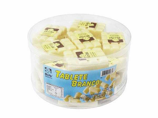 Pote Tablete Branco c/ 30 Unidades (900g)