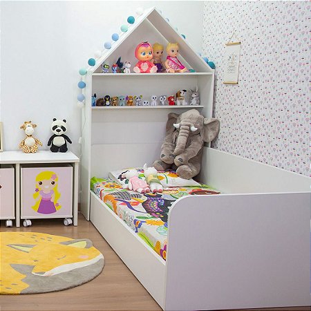 Cama infantil cabeceira casinha Clearance