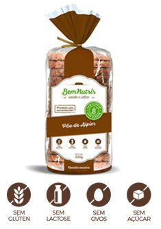 Pão sem Glúten 500g • Bem Nutrir