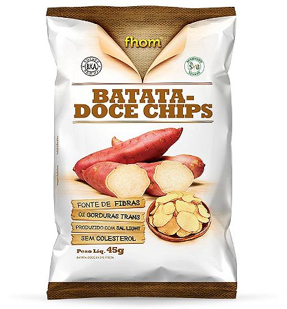 Batata Doce-Chips 45g • Fhom