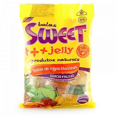Bala de Algas Marinhas Sabor Frutas • Sweet Jelly