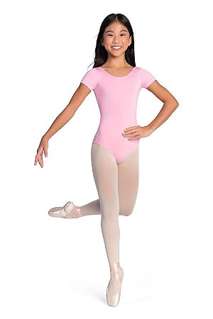 Collant Meia Manga Decote Redondo Frente e Costas A-007HB Só Dança