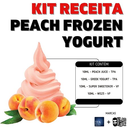 Kit Receita Peach Frozen Yogurt