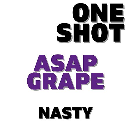 One Shot - Asap Grape | VF  🍇🧊