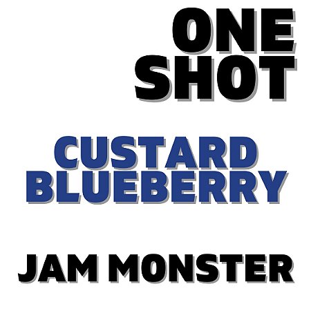 One Shot - Jam Monster Custard Blueberry | VF