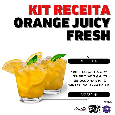 Kit Receita Orange Juicy Fresh