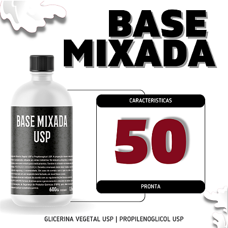 Base Pronta Mixada - VG 50|50 PG