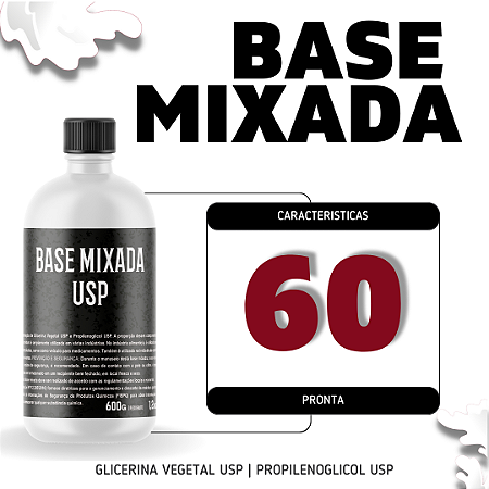 Base Pronta Mixada - VG 60|40 PG