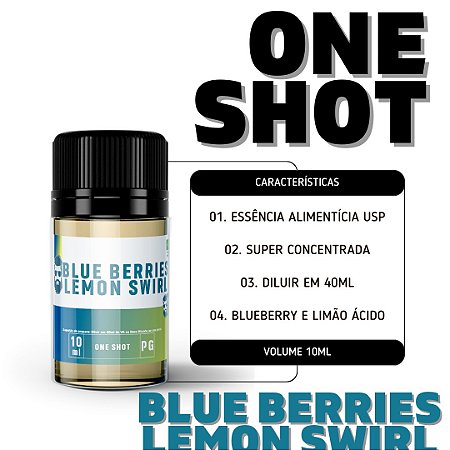 One Shot - BlueBerries Lemon Swirl 10ml | VF