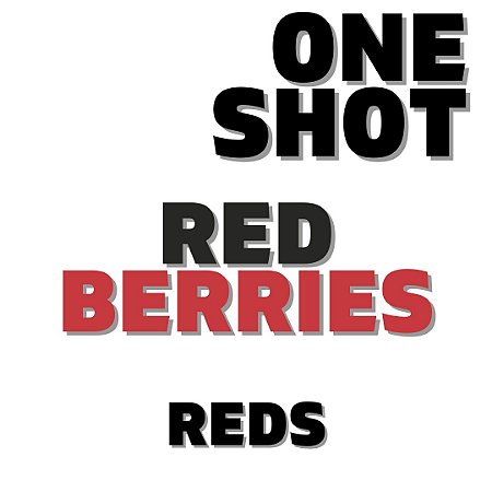 One Shot - Red Berries 10ml | VF