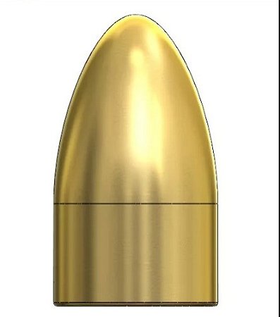Coquilha 9mm 5 cavidades 125gn Ogival Pontuda