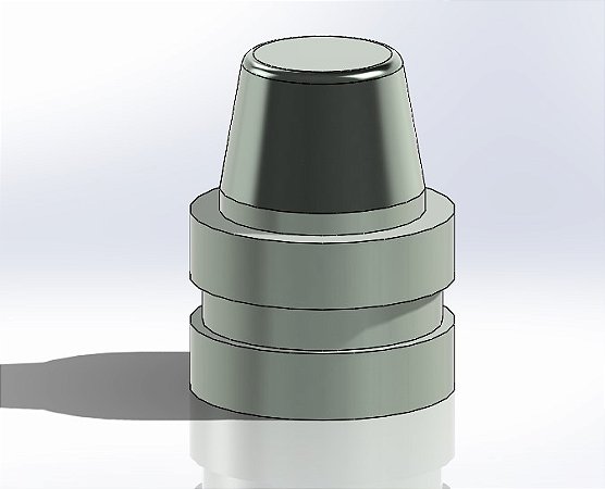 Coquilha .45 de 4 cavidades 200gn SWC