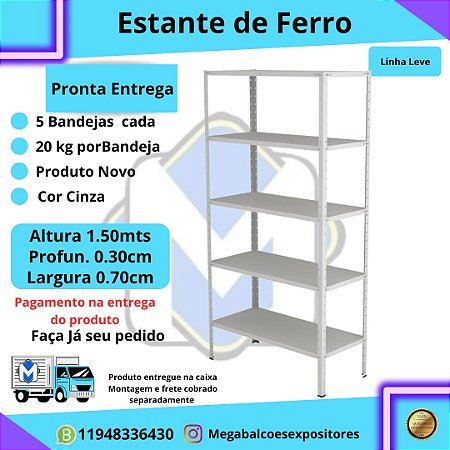 Estante de Aço Resistente