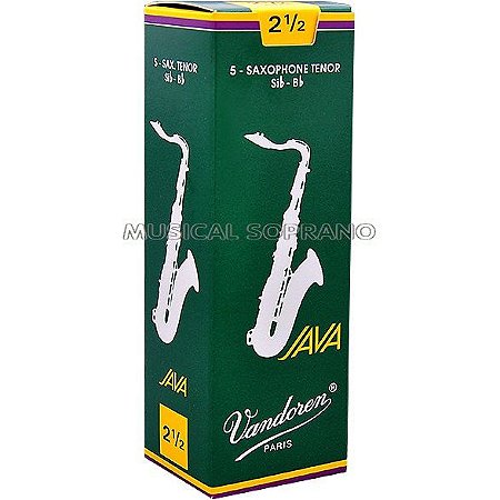 PALHETAS VANDOREN JAVA PARA SAX TENOR (CAIXA COM 5)