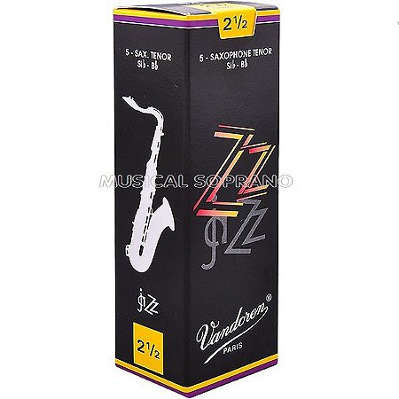 PALHETAS VANDOREN ZZ PARA SAX TENOR (CAIXA COM 5)