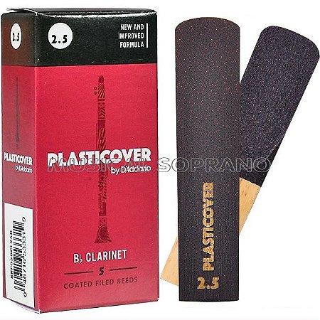 PALHETAS PLASTICOVER PARA CLARINETA (CAIXA COM 5)