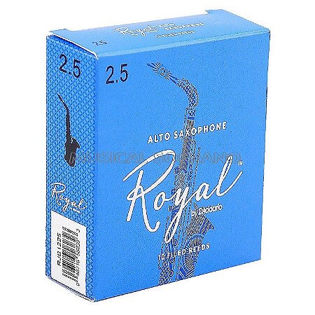 Palhetas Royal para sax alto (caixa com 10)