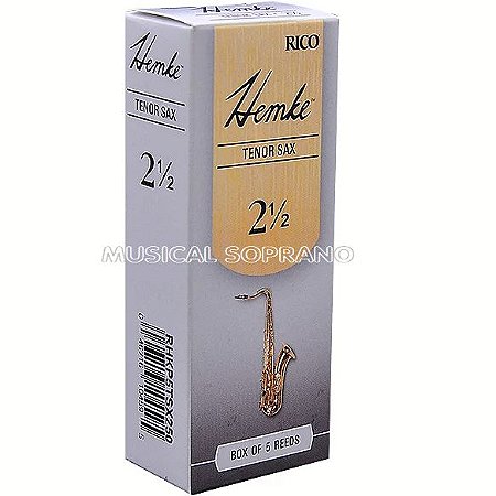 Palhetas Frederick Hemke para sax tenor (caixa com 5)