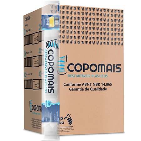 COPO PLÁSTICO COPOMAIS 300ML