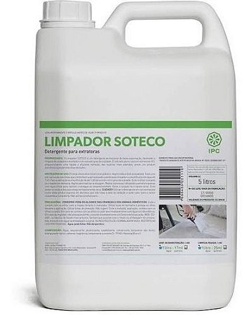 Detergente Liquido Limpador P/ Extratora 5lt Ipc / Soteco