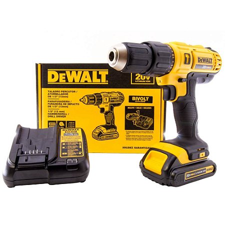 PARAFUSADEIRA BATERIA DEWALT DCD776LC 20V