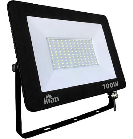 REFLETOR PROJETOR LED 100W 6500K BRANCA FRIA IP65 KIAN BIV