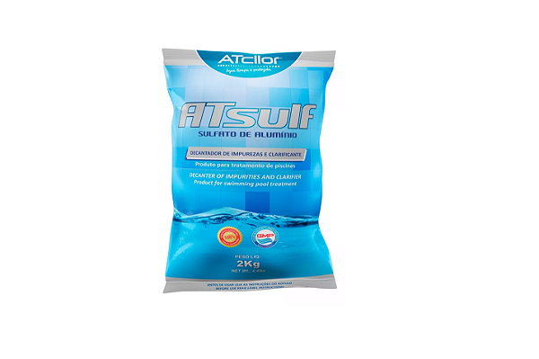 Sulfato Alumínio Decantador Clarificante Piscina Atcllor 2kg