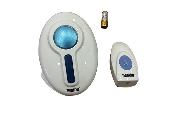 Campainha Sem Fio Oval Tomada  36 Toques Bestfer BFH1567