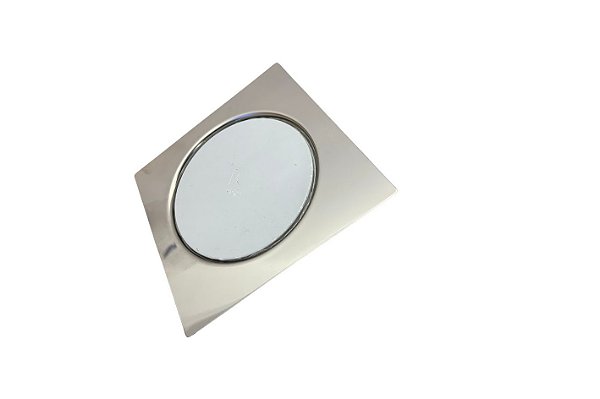 Ralo Click 15x15 Cm Para Banheiro Quadrado Aço Inteligente Bestfer
