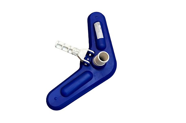 Rodo Aspirador 3 Rodas 45cm Para Piscinas Fibra Alvenaria Vinil Sibrape