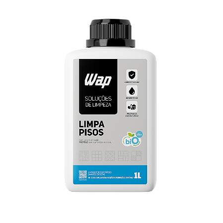 Limpador de Porcelanatos Pisos e Superfícies WAP LIMPA PISOS 1 LITRO