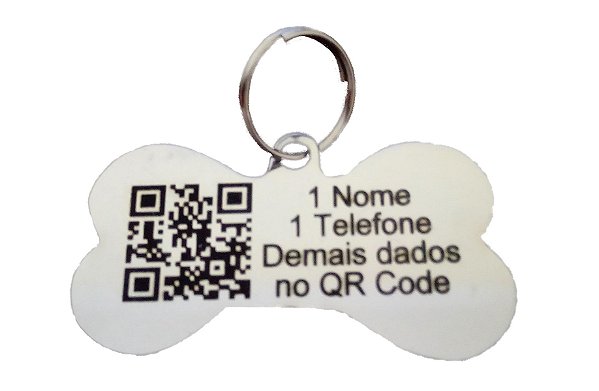 Placa Pet Metal QR Code