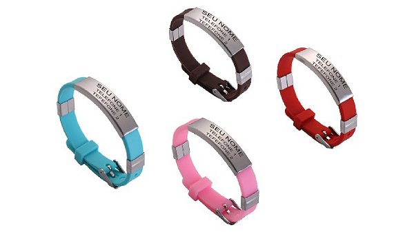Pulseiras de Identificação Alzheimer - Crianças - Alergias