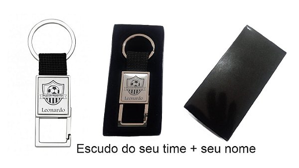 Chaveiro TIMES com caixa aveludada
