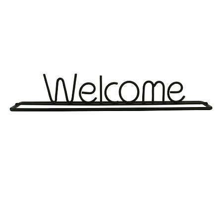 Letras Decorativas De Metal Welcome Preto Its4you Loja De Mochilas Decoracao E Presentes Criativos Online Its4you