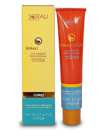 SORALI COLORAÇÃO PROFISSIONAL EM CREME TONS NATURAIS - 60G