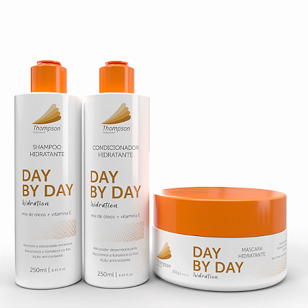 KIT HIDRATAÇÃO CAPILAR DAY BY DAY HOME CARE