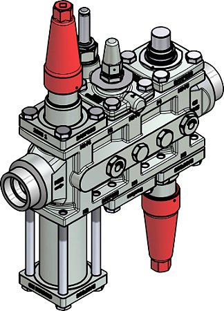 027L4044 Bloco de válvulas ICF 25-6-5MA 1.1/4" SOC Danfoss