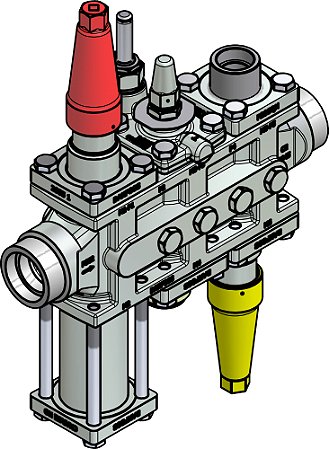 027L4131 Bloco de válvulas ICF 25-6-15RB 1.1/2" SOC Danfoss