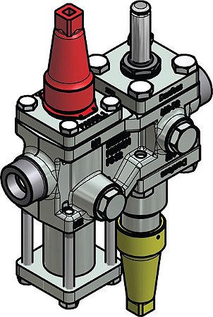 027L4586 Bloco de válvulas ICF 15-4-10RA 1/2" SOC Danfoss