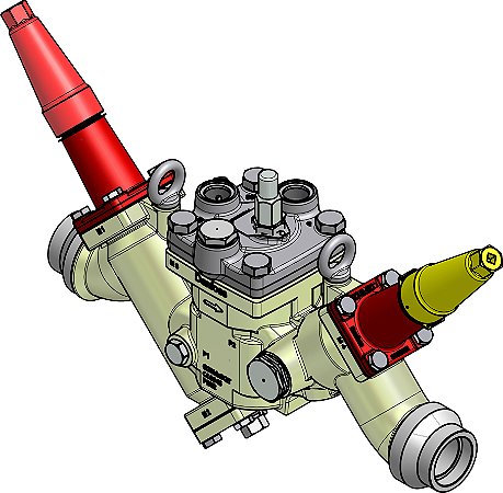 027L5034 Bloco de válvulas ICF 50-4-45S40 1.1/2" SOC Danfoss