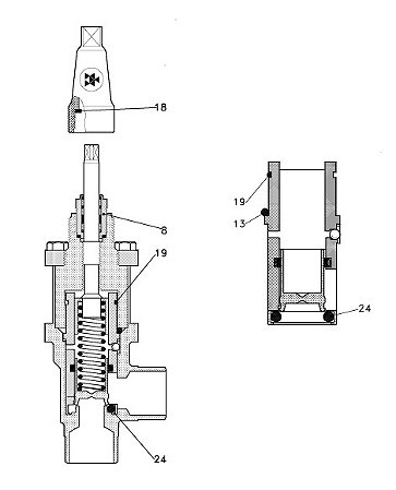 2453+093 Kit de reparo OFV 20-25 Danfoss