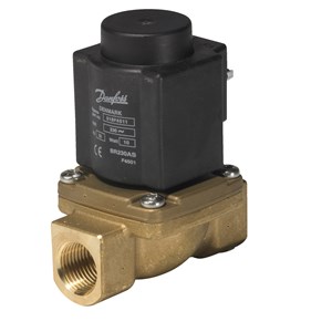 032U380502 Válvula solenoide EV225B 15BD 1/2" SC/NF bobina 24VCC vapor Danfoss