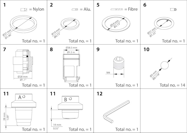 KIT DE RENOVACAO REG SA/SB 25-40