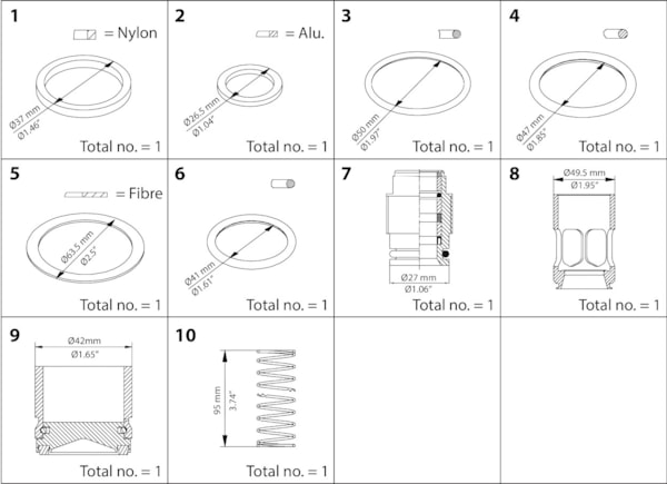KIT DE RENOVACAO P/SCA 50