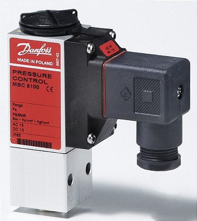 061B100366 Pressostato MBC 5100 FP (10 a 100) DA (1,7 a 14) 1/4" P/ Bloc. Danfoss