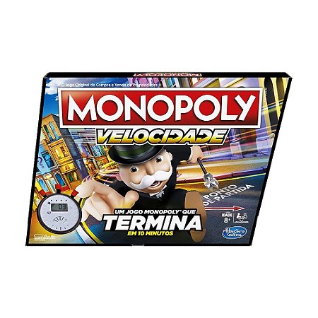 Jogo de Tabuleiro Hasbro Monopoly Velocidade