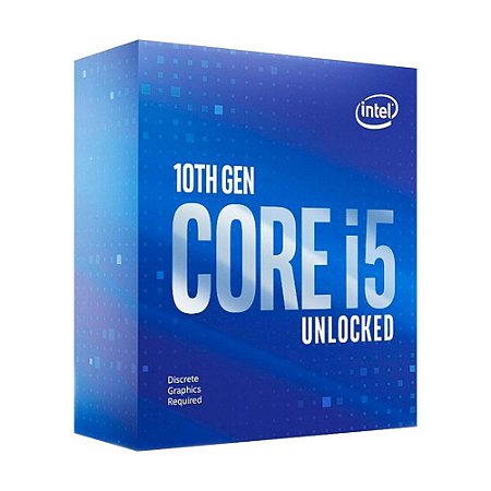 Processador Intel Core i5-10600KF, 4.1GHz (4.8GHz Max Turbo), LGA 1200, 6 Núcleos, 12 Threads, Cache 12MB - BX8070110600KF